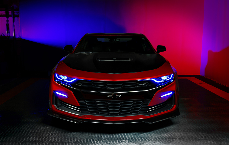 Chevrolet Camaro Headlight Upgrade Kit - ORACLE Lighting - ColorSHIFT with RGBW+A Chips - `19-`21